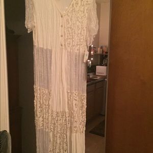 Lace style summer dress or swimsuit cover